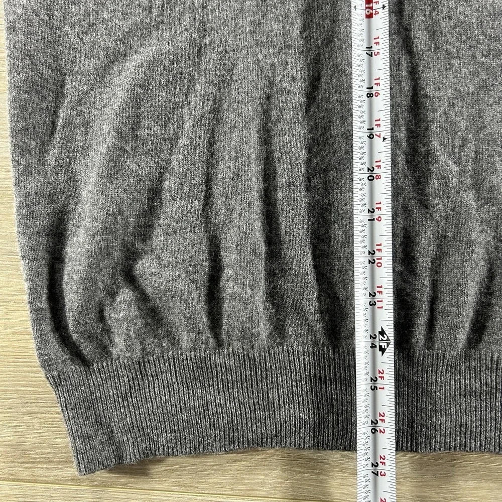 Rodd & Gunn Mens Medium‎ Merino Wool Cashmere Blend Gray Pullover Sweater